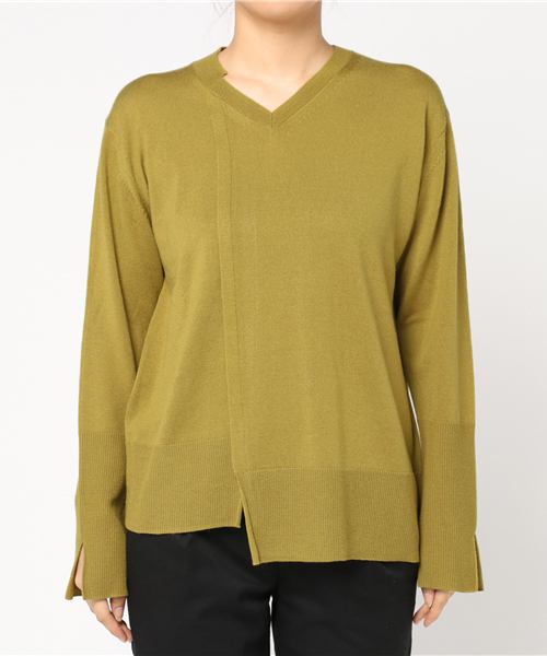 ZUCCa（ズッカ）の「ウールセーター（ニット/セーター・レディース・ブルー/ブラック/マスタード/ダークグレー・M/M size）」の7枚目の写真