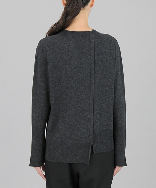 ZUCCa（ズッカ）の「ウールセーター（ニット/セーター・レディース・ブルー/ブラック/マスタード/ダークグレー・M/M size）」の11枚目の写真