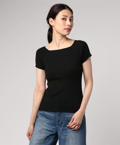 LOWRYS FARM（ローリーズファーム）の「１２Ｇスーピマスクエア／ＳＳ　788927（Tシャツ/カットソー・レディース・オフホワイト/グレー/ブラウン/ブラック・MEDIUM/LARGE）」の16枚目の写真