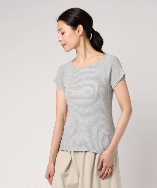 LOWRYS FARM（ローリーズファーム）の「１２Ｇスーピマスクエア／ＳＳ　788927（Tシャツ/カットソー・レディース・オフホワイト/グレー/ブラウン/ブラック・MEDIUM/LARGE）」の15枚目の写真