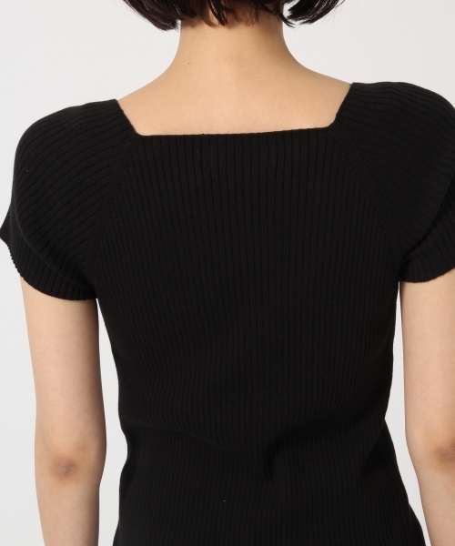 LOWRYS FARM（ローリーズファーム）の「１２Ｇスーピマスクエア／ＳＳ　788927（Tシャツ/カットソー・レディース・オフホワイト/グレー/ブラウン/ブラック・MEDIUM/LARGE）」の9枚目の写真