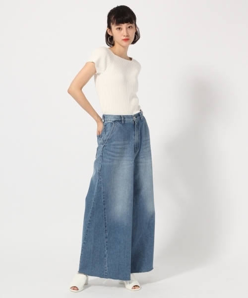 LOWRYS FARM（ローリーズファーム）の「１２Ｇスーピマスクエア／ＳＳ　788927（Tシャツ/カットソー・レディース・オフホワイト/グレー/ブラウン/ブラック・MEDIUM/LARGE）」の7枚目の写真