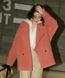 Abahouse Devinette | ビッグカラーコート(ピーコート)