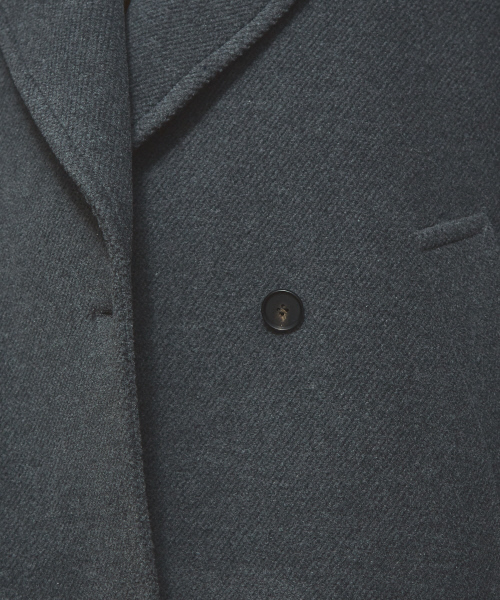 Abahouse Devinette（ドゥヴィネット）の「ビッグカラーコート（ピーコート・レディース・チャコールグレー/ピンク・フリー）」の9枚目の写真