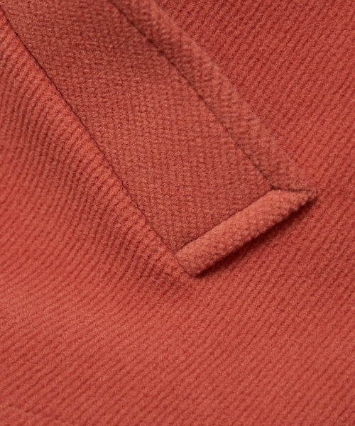 Abahouse Devinette（ドゥヴィネット）の「ビッグカラーコート（ピーコート・レディース・チャコールグレー/ピンク・フリー）」の12枚目の写真