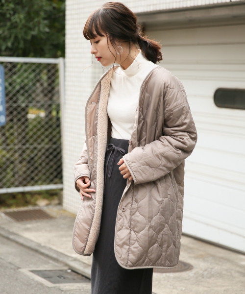 LOWRYS FARM（ローリーズファーム）の「ソフトタッチテレコタートル　809369（Tシャツ/カットソー・レディース・オフホワイト/ホワイト×ブラック/ブラック/ブラウン/ネイビー・MEDIUM/LARGE）」の10枚目の写真