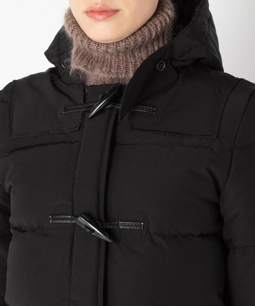 Cape HEIGHTS(ケープハイツ)の「Cape HEIGHTS: 【DALMENY】 ダウン ダッフル パーカー(ダウンジャケット/コート・レディース・ブラック/ネイビー・S/M)」の6枚目の写真