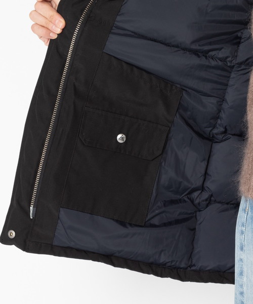 Cape HEIGHTS(ケープハイツ)の「Cape HEIGHTS: 【DALMENY】 ダウン ダッフル パーカー(ダウンジャケット/コート・レディース・ブラック/ネイビー・S/M)」の12枚目の写真