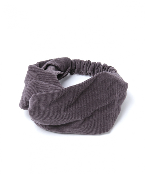 GLOBAL WORK（グローバルワーク）の「ヒネリターバン/820509（ヘアバンド・レディース・ブラック/ベージュ/グレー/イエロー/ワインレッド/パープル系その他5/ネイビー/その他・FREE）」の3枚目の写真