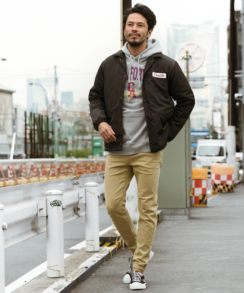 ベイフロー　リラックススウェットジョガーデニム　【M～L】　強ストレッチ　藍青 BAYFLOW ベイフロー スウェットデニム ジョガーパンツ ブルー