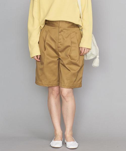 BEAUTY&YOUTH UNITED ARROWS(ビューティーアンドユースユナイテッドアローズ)の「BY コットングルカショーツ ◆(その他パンツ・レディース・オリーブ/ベージュ・SMALL/MEDIUM)」の1枚目の写真
