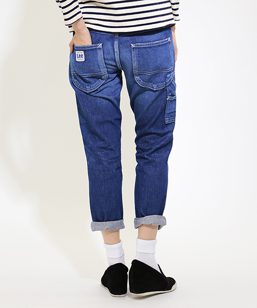 Another Edition（アナザーエディション）の「AE×Lee PAINTER SKNY（デニムパンツ・レディース・オフホワイト/コバルトブルー・SMALL/MEDIUM）」の5枚目の写真