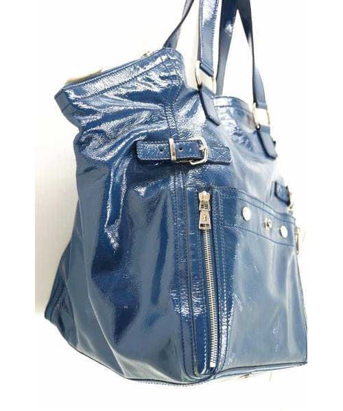 イヴ・サンローラン　ダウンタウンエナメルバック 中古・古着通販】Yves Saint Laurent (イヴサンローラン