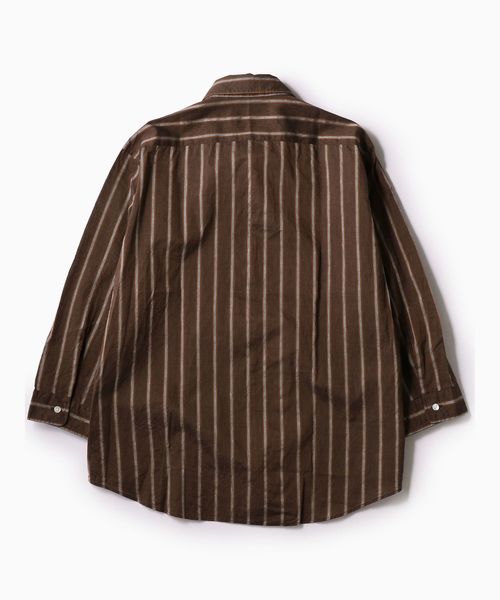SHIPS(シップス)の「SC: Herdmans コットン/リネン 7スリーブ シャツ 19SS (ブラウン)(シャツ/ブラウス・メンズ・ブラウン・LARGE/X-LARGE/SMALL/MEDIUM)」の7枚目の写真