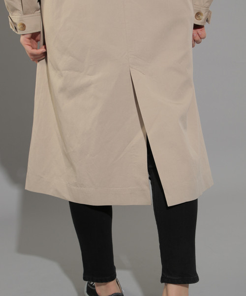PAGEBOY（ページボーイ）の「Cテンセル BIGトレンチ2（トレンチコート・レディース・ベージュ/アイボリー・SMALL/MEDIUM）」の19枚目の写真