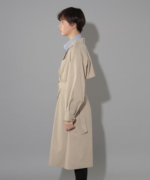 PAGEBOY（ページボーイ）の「Cテンセル BIGトレンチ2（トレンチコート・レディース・ベージュ/アイボリー・SMALL/MEDIUM）」の17枚目の写真