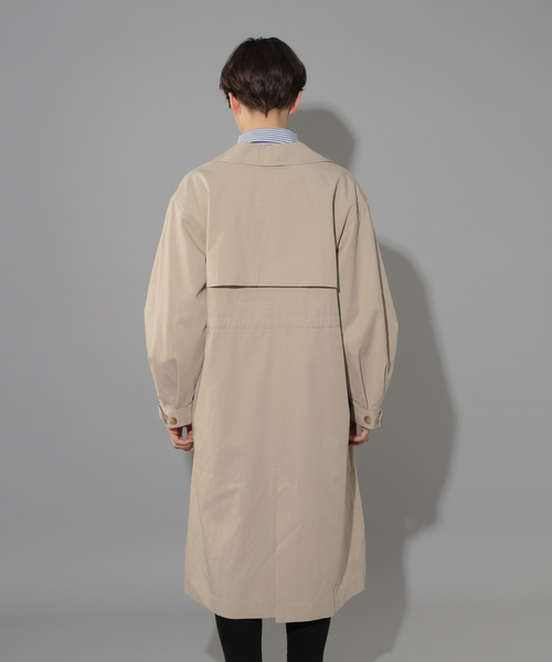 PAGEBOY（ページボーイ）の「Cテンセル BIGトレンチ2（トレンチコート・レディース・ベージュ/アイボリー・SMALL/MEDIUM）」の6枚目の写真