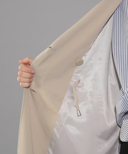 PAGEBOY（ページボーイ）の「Cテンセル BIGトレンチ2（トレンチコート・レディース・ベージュ/アイボリー・SMALL/MEDIUM）」の3枚目の写真