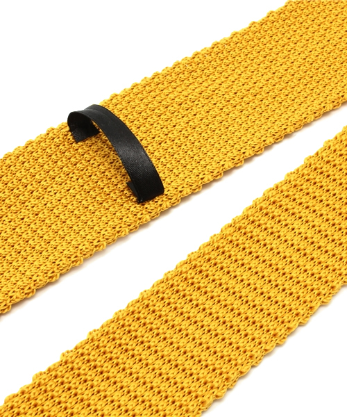 WEGO(ウィゴー)の「WEGO/無地ニットタイ(ネクタイ・メンズ・グリーン/ネイビー/マスタード/ワイン・FREE)」の7枚目の写真