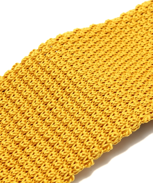 WEGO(ウィゴー)の「WEGO/無地ニットタイ(ネクタイ・メンズ・グリーン/ネイビー/マスタード/ワイン・FREE)」の8枚目の写真