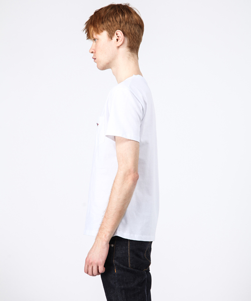 Maison Kitsune（メゾンキツネ）の「【Parisien】PARISIEN MAN TSHIRT（Tシャツ/カットソー・メンズ・ホワイト/ブラック/グレー/ネイビー・SMALL/MEDIUM/X-SMALL）」の7枚目の写真
