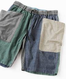 レーヨン麻 ガーデニングショーツ
