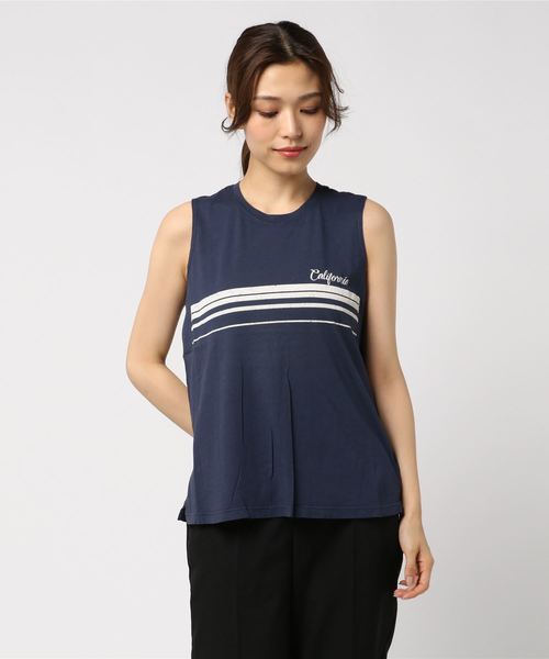 styles(スタイルス)の「xirena X83667(Tシャツ/カットソー・レディース・ホワイト/ネイビー・X-SMALL)」の2枚目の写真