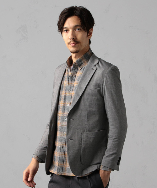 Beams Lights ビームスライツ の Beams Lights Coolmax R サーフニット 2ボタン ジャケット テーラード ジャケット Wear