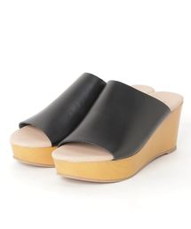 flower | レザーウェッジサンダル2(サンダル)