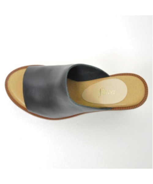 flower（フラワー）の「レザーウェッジサンダル2（サンダル・レディース・ブラック/ブラウン・38/37/36）」の8枚目の写真