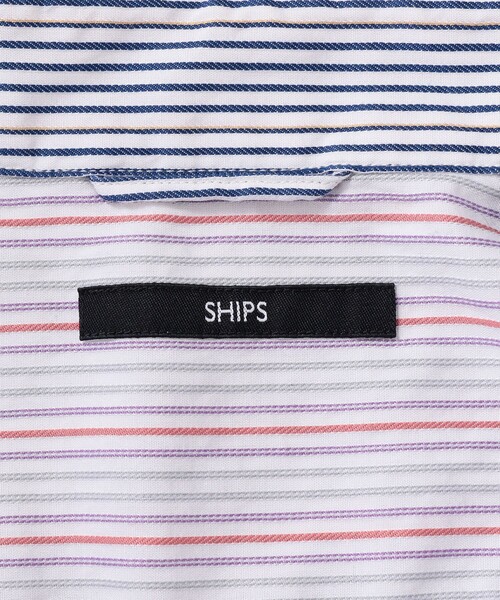 SHIPS(シップス)の「SC: ロンドンストライプ セミワイドカラー シャツ(シャツ/ブラウス・メンズ・ネイビー/ライトブルー/ダークブルー/ホワイト・X-LARGE/MEDIUM/LARGE/SMALL)」の15枚目の写真