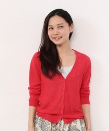 coen | フレンチリネンＶネックカーディガン(カーディガン/ボレロ)