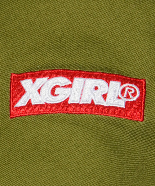 X-girl（エックスガール）の「MILITARY COACH JACKET（ミリタリージャケット・レディース・カモフラージュ/ブラック/オリーブ・1/2）」の6枚目の写真