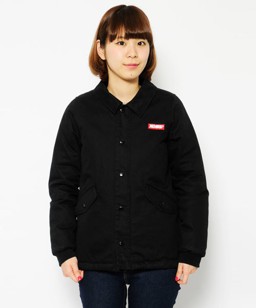 X-girl（エックスガール）の「MILITARY COACH JACKET（ミリタリージャケット・レディース・カモフラージュ/ブラック/オリーブ・1/2）」の10枚目の写真