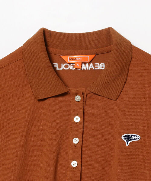Label ベルト付き Golf ベルト付き ワンピース ワンピース Beams Beams Orange Orange ポロ セール Golf ビームスゴルフ のファッション