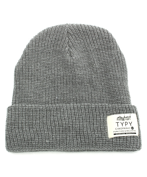 CIAOPANIC TYPY（チャオパニックティピー）の「コットン混リブニットワッチ（ニットキャップ/ビーニー・メンズ・グレー/ピンク/レッド/ブルー/ロイヤルブルー/チャコールグレー/グリーン/ネイビー・FREE）」の3枚目の写真