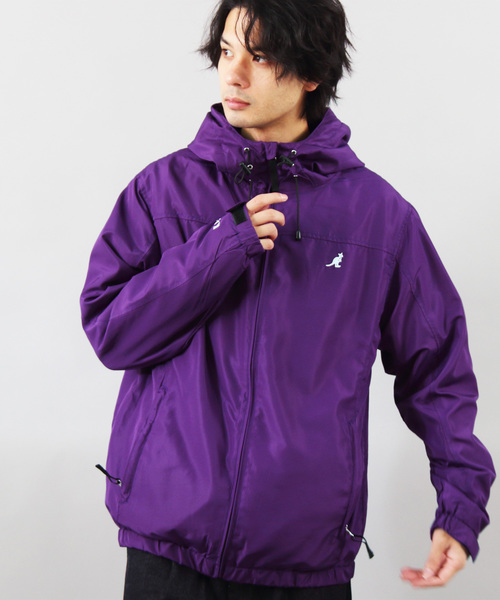 KANGOL(カンゴール)の「KANGOL別注 カンゴール マウンテンパーカー(ナイロンジャケット)」|パープル