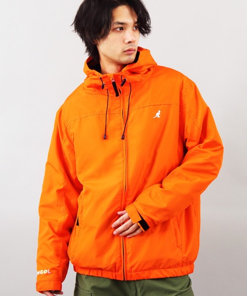 KANGOL(カンゴール)の「KANGOL別注 カンゴール マウンテンパーカー(ナイロンジャケット)」|オレンジ