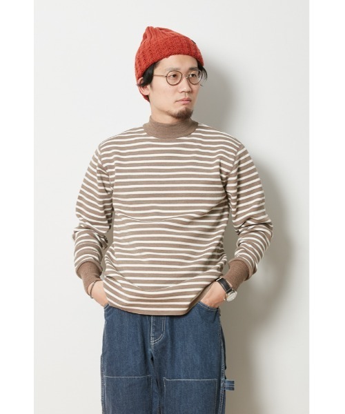 Snow Peak（スノーピーク）の「Wool Li/Pe Turtleneck L Sleeve（ニット/セーター・メンズ・マスタード/ブラウン/グレー/ブラック・SMALL/MEDIUM/LARGE/X-LARGE/1）」の3枚目の写真