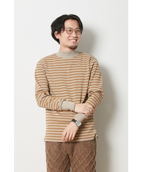 Snow Peak（スノーピーク）の「Wool Li/Pe Turtleneck L Sleeve（ニット/セーター・メンズ・マスタード/ブラウン/グレー/ブラック・SMALL/MEDIUM/LARGE/X-LARGE/1）」の4枚目の写真