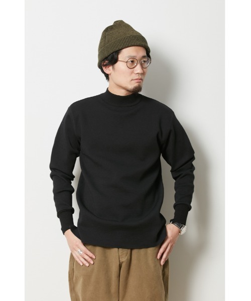 Snow Peak（スノーピーク）の「Wool Li/Pe Turtleneck L Sleeve（ニット/セーター・メンズ・マスタード/ブラウン/グレー/ブラック・SMALL/MEDIUM/LARGE/X-LARGE/1）」の2枚目の写真