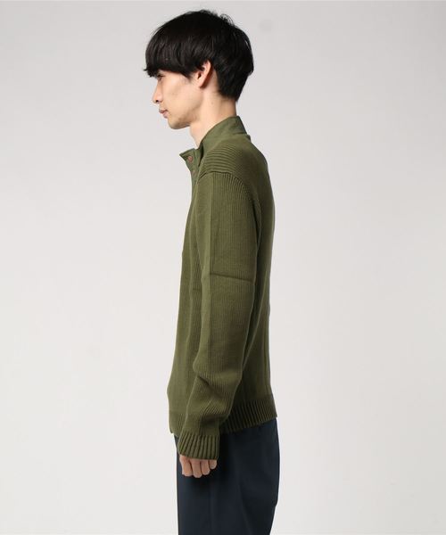 Hurley （ハーレー）の「M MAHALO SWEATER/ハーレー メンズ ハーフボタンセーター ミリタリー（ニット/セーター・メンズ・ブラック/オリーブ・SMALL/MEDIUM/LARGE）」の4枚目の写真