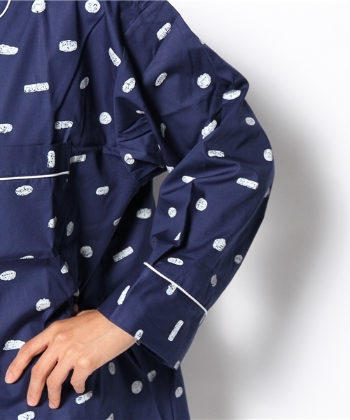 Ray BEAMS（レイビームス）の「SLEEPY JONES / パジャマ シャツ "pill"（シャツ/ブラウス・レディース・ネイビー・ONE SIZE）」の8枚目の写真