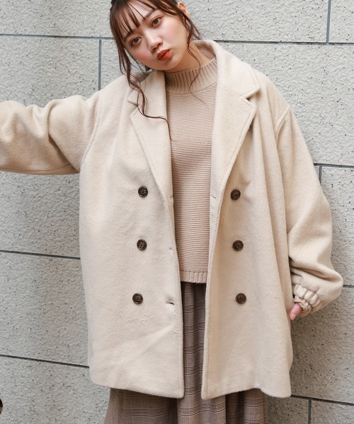 apres jour（アプレジュール）の「アソートフロントＷコート【ZOZOTOWN限定アイテム】（その他アウター・レディース・ライトベージュ/その他/モカ・フリー）」の2枚目の写真