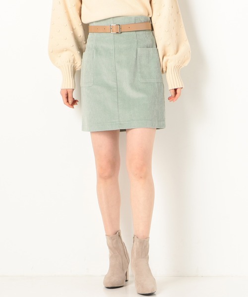 archives(アルシーヴ)の「ポケット台形スカート(スカート・レディース・アイボリー/モカ/グリーン系その他・MEDIUM)」の3枚目の写真