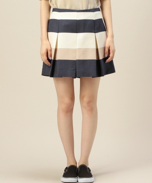 BEAUTY&YOUTH UNITED ARROWS(ビューティーアンドユースユナイテッドアローズ)の「BYSF マルチボーダーショーツ ◆(その他パンツ・レディース・オフホワイト/ライトブルー・SMALL/MEDIUM)」の8枚目の写真
