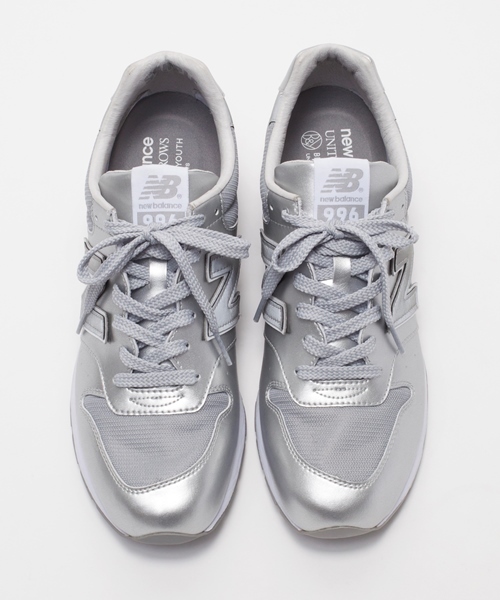 BEAUTY&YOUTH UNITED ARROWS（ビューティーアンドユースユナイテッドアローズ）の「【MENS】∴UA/BY New Balance別注 996/スニーカー§（スニーカー・メンズ・シルバー・8/11/10/9h/7h/9/7/8h）」の7枚目の写真