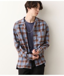 JUNRED | リラックスシルエットオープンカラーチェックシャツ(シャツ/ブラウス)