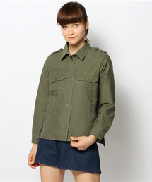 CIAOPANIC | 【Ciaopanic】バックサテンワークSH(ミリタリージャケット)