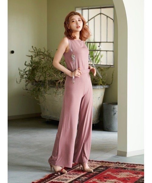 Darich（ダーリッチ）の「ノースリーブナチュラルトップス（Tシャツ/カットソー・レディース・ホワイト/ブラック/ピンク/モカ・FREE）」の9枚目の写真